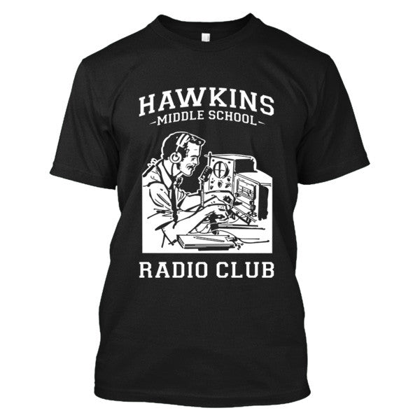 Stranger Things Hawkins Middle School Radio Club Men Short