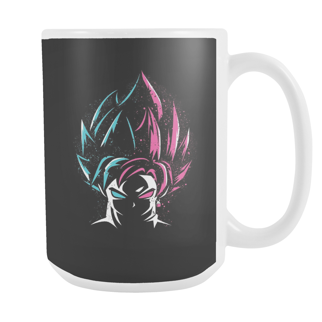 Super Saiyan Super Saiyan Blue Vs Super Saiyan Rose Mug 15oz Tl00829m5