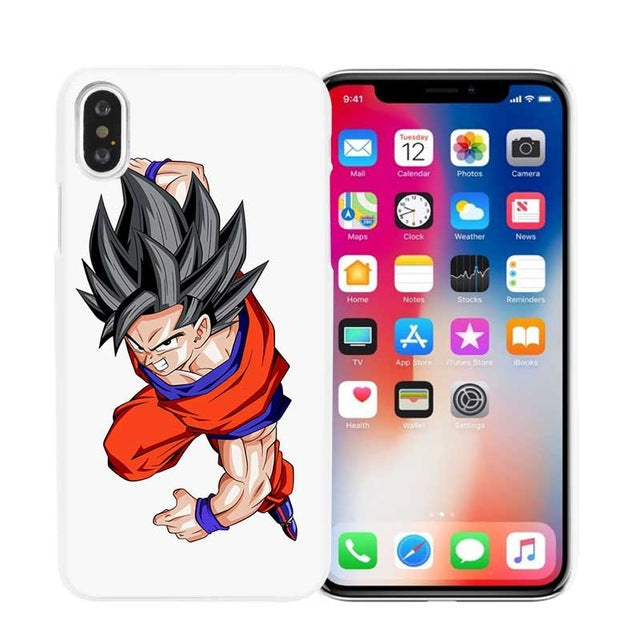 Dragon Ball Z Super Goku Hard White Phone Case Cover Coque Shell For I Tc International