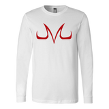 Super Saiyan Long Sleeve T shirt - Red Majin Vegeta Buu Symbol - TL00049LS