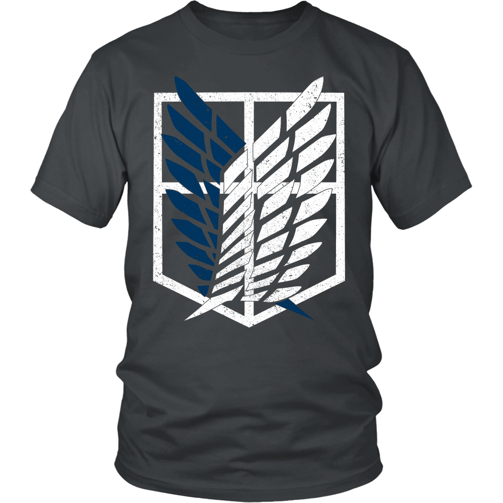 Attack On Titan Survey Corps Logo Men Short Sleeve T