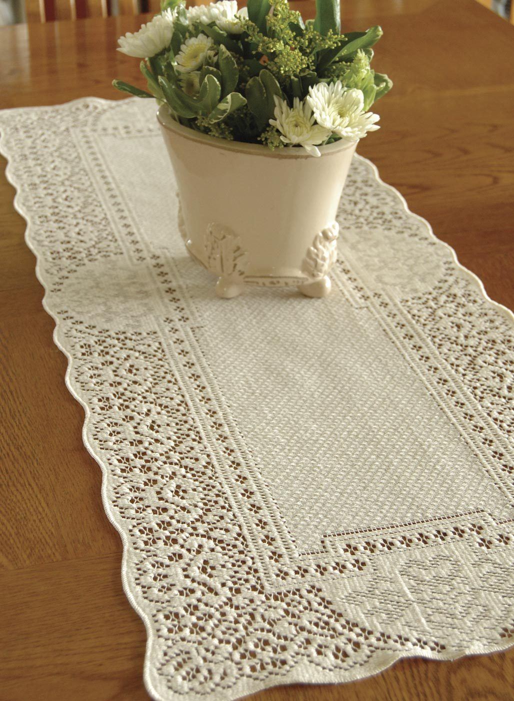 Table Linen Runner Dresser Scarf Set Of 2 Canterbury Classic