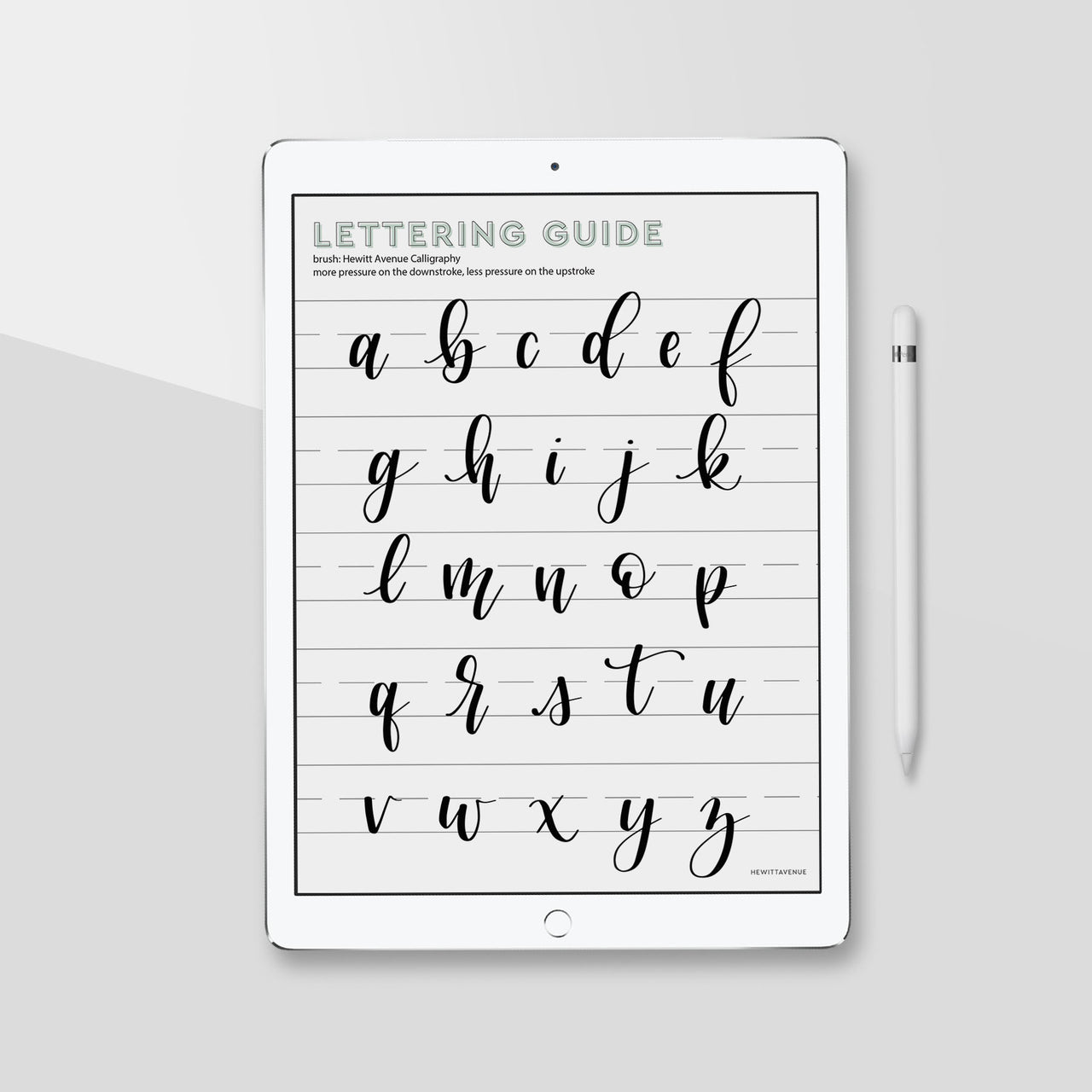 learn brush lettering