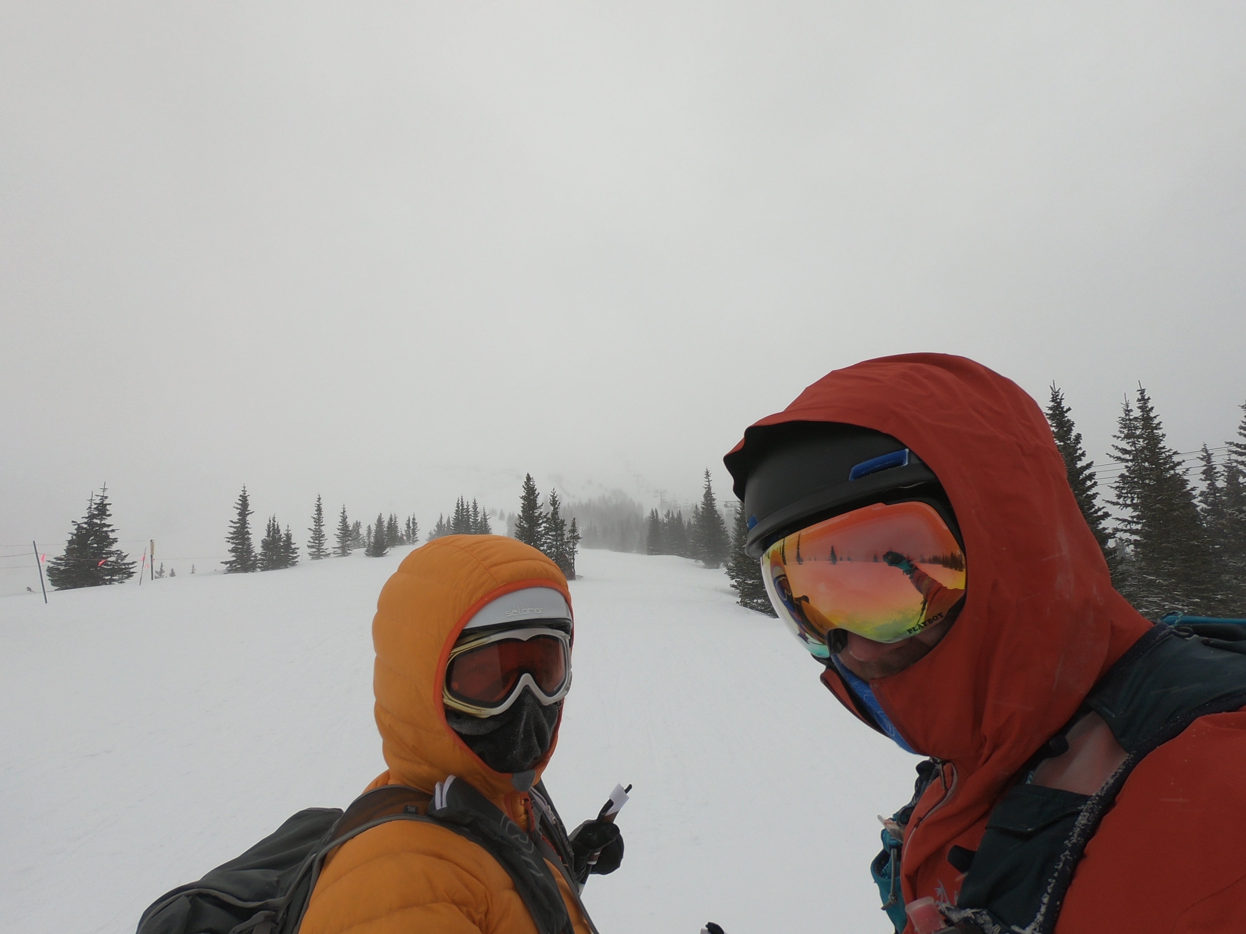 Rea Kolbl and Trevor Townsend Skimo at Audi Power of Four, Aspen 2019