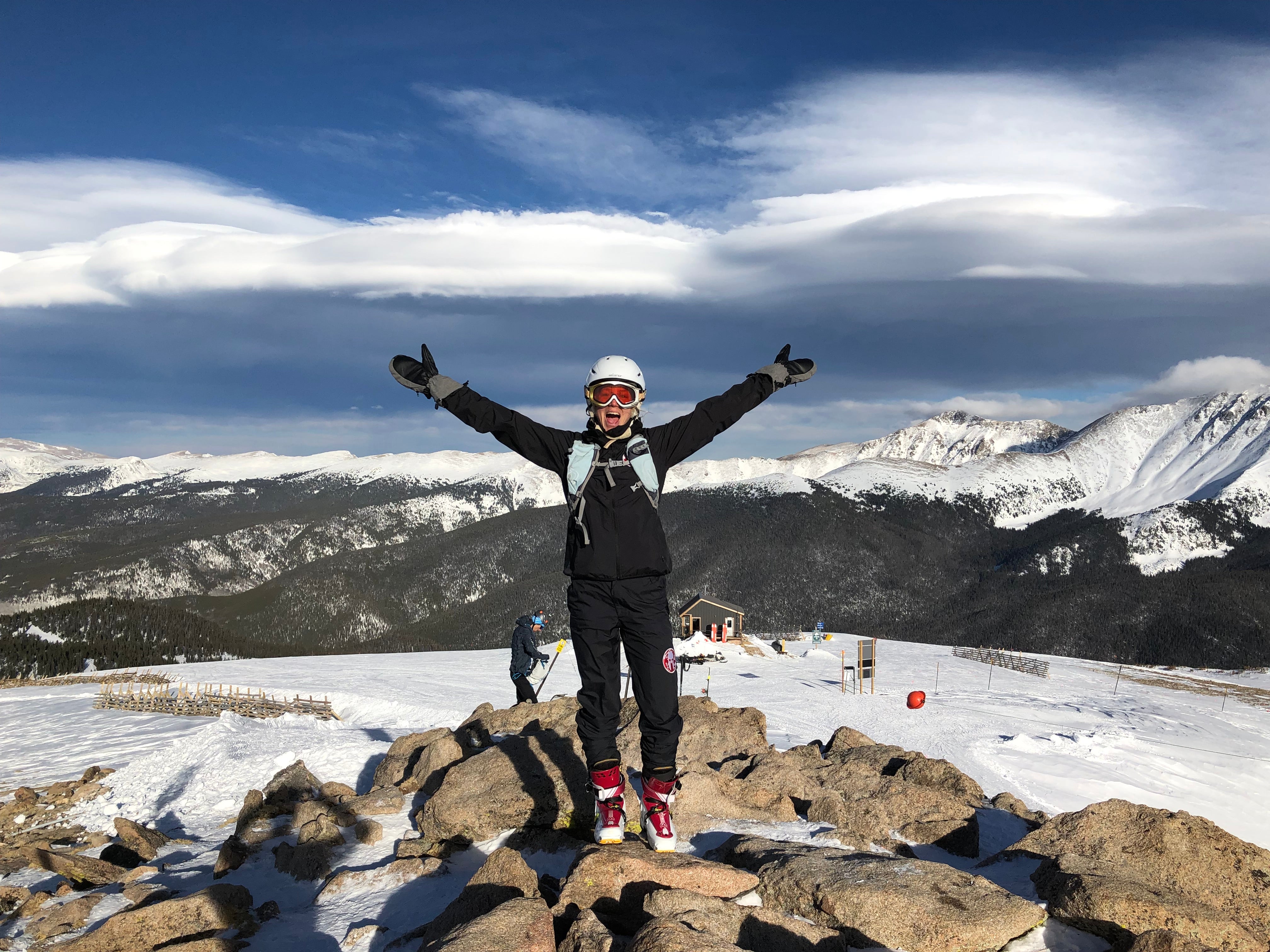 Rea Kolbl - Ski Mountaineering in Aspen Colorado 2019