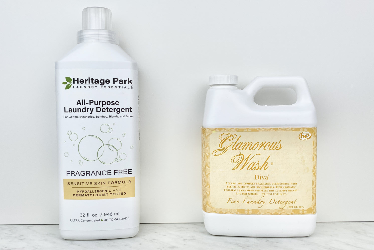 Comparing Luxury Laundry Detergents: Heritage Park vs. Tyler Glamorous Wash Diva