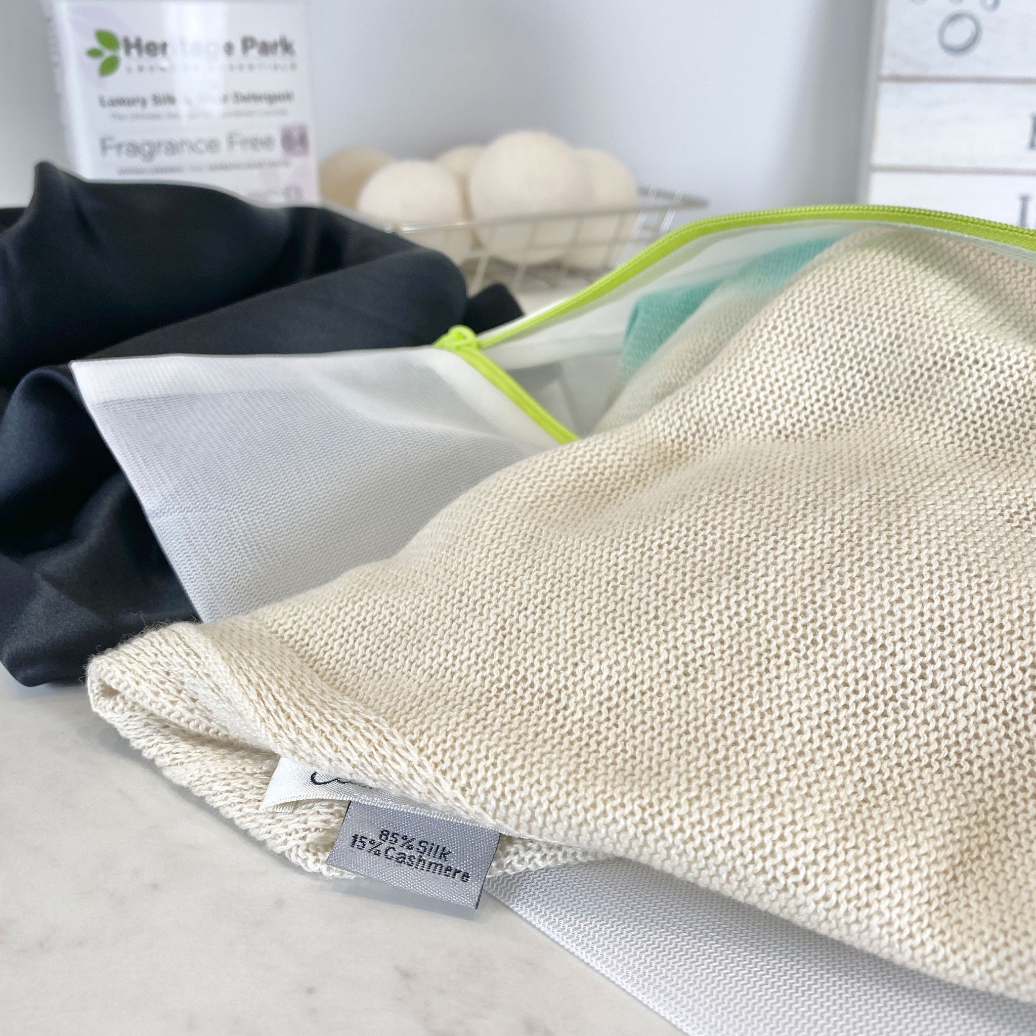 How To Wash Cashmere, Wool, Silk, and Other Luxury Fabrics Safely -  Heritage Park Laundry Essentials