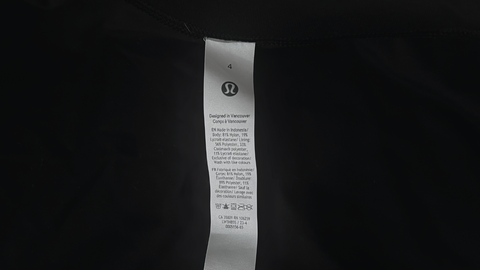 Lululemon Care Label