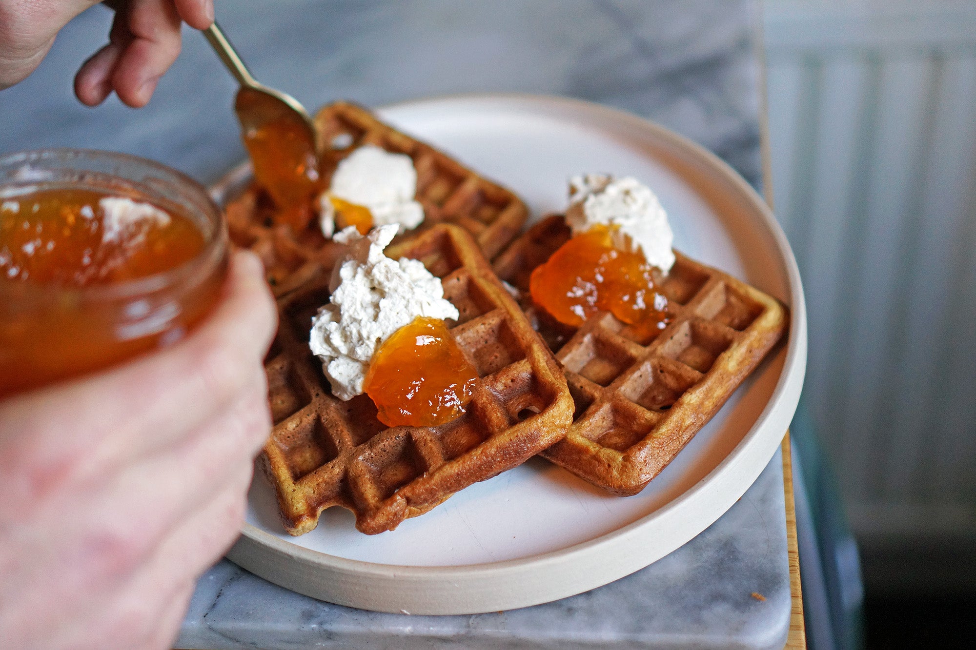 Delicious Homemade Waffle Recipe by Curtis Stone