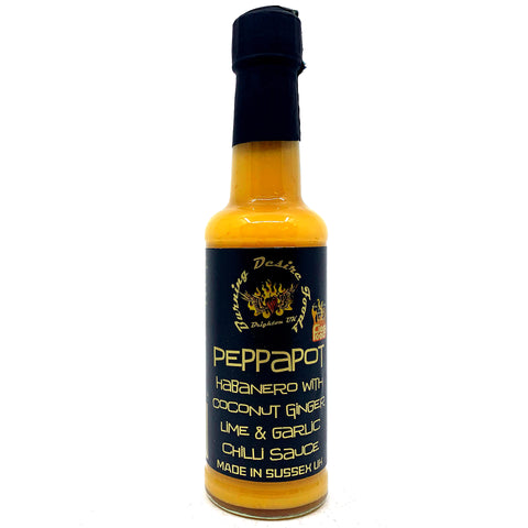 Burning Desire Peppapot Habanero Hot Sauce (148ml)-Hop Burns & Black