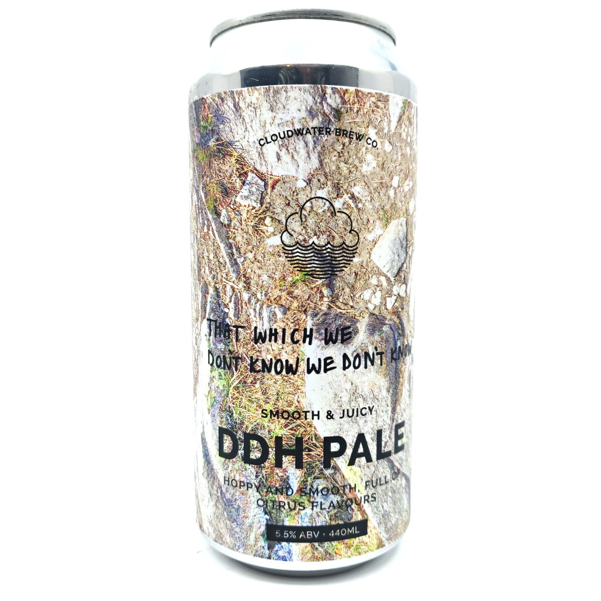 Cloudwater That Which We Don't Know We Don't Know DDH Pale 5.5% (440ml can)-Hop Burns & Black