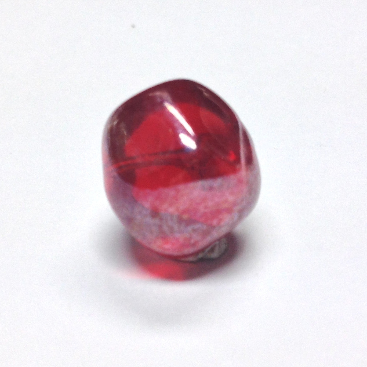 red crystal beads