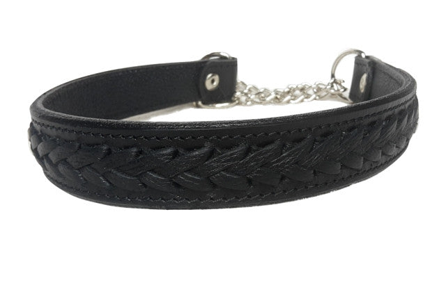 half check dog collars