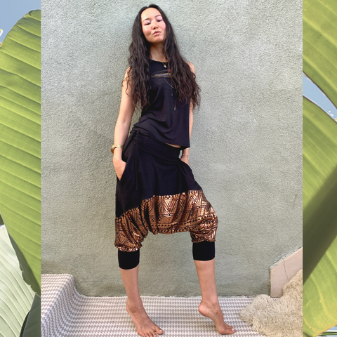  Gold + Tribal | Drop Pants | Her