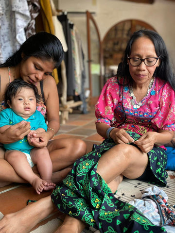 kuna tribal women and glorka