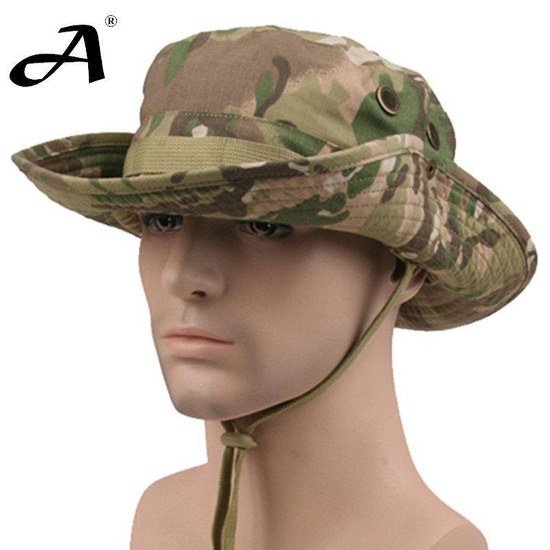 Tactical Airsoft Sniper Camouflage Boonie Hats Nepalese Cap Mens Army ...