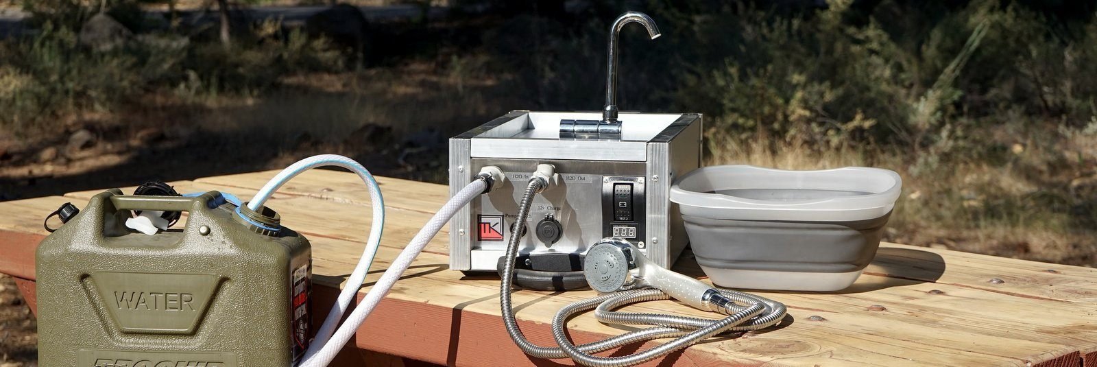 Camping Hot Water Portable Showers Sinks Trail Kitchens