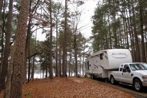 Few Campers during the Fall Season