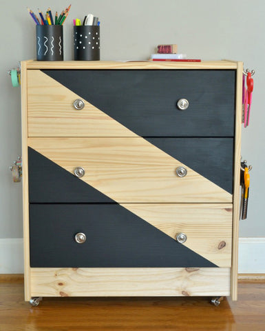 at home with the barkers, ikea hack, hickory hardware, knobs