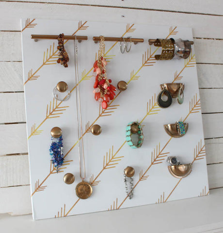 jewelry organized with hickory hardware knobs and pulls