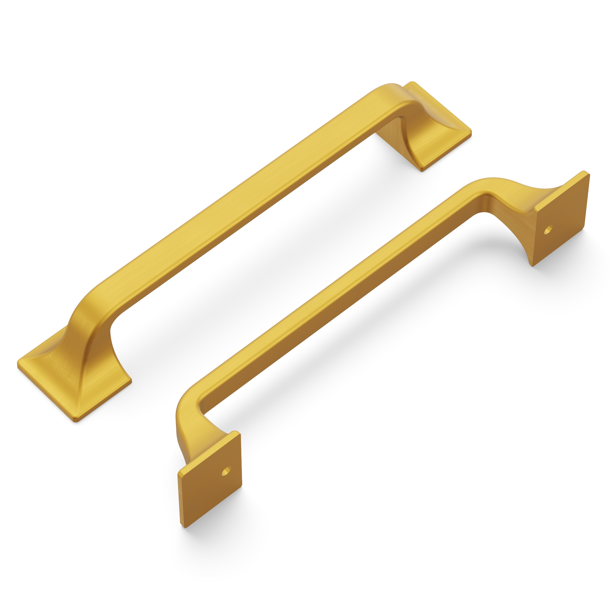 Hickory Hardware Forge Gold Handle Cabinet Pulls - Knob Shop