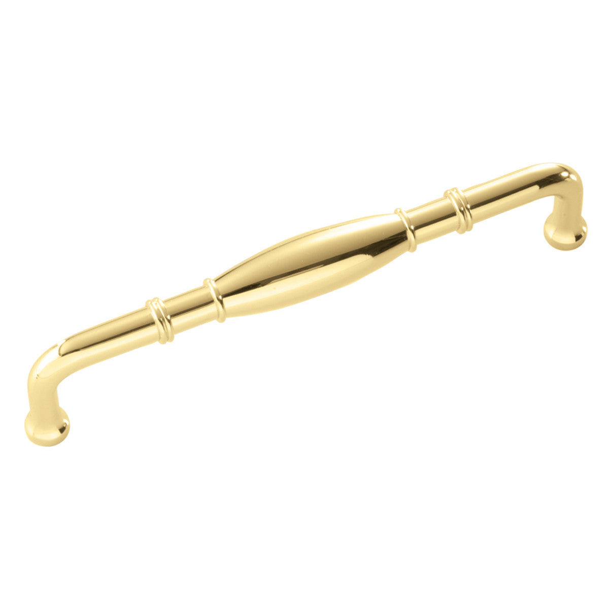 Hickory Hardware Newport Polished Brass Cabinet Knob Pull