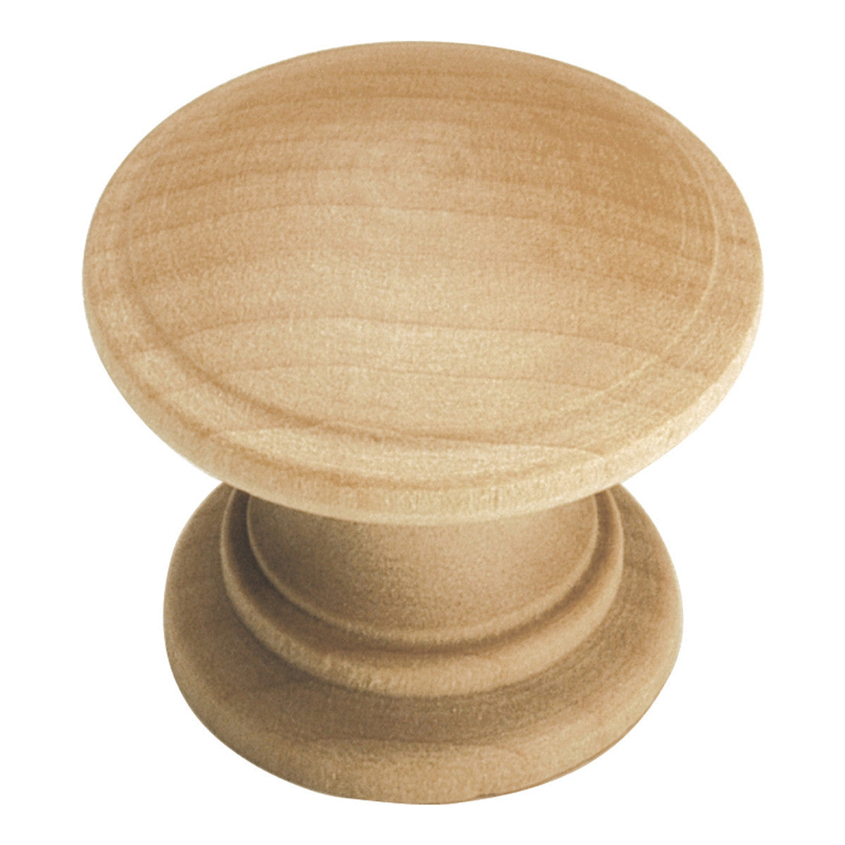 1 1 4 In Natural Woodcraft Unfinished Wood Cabinet Knob Hickory