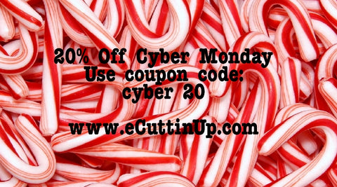 cuttin up custom die cuts cyber monday coupon 2015