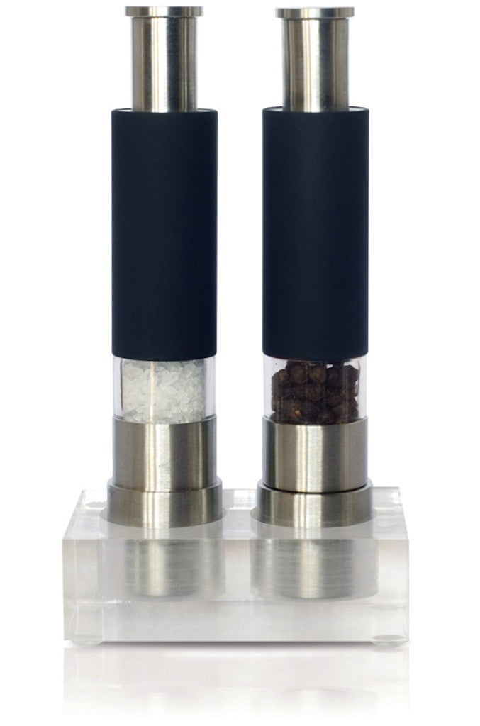 Reflex Black Salt and Pepper Grinder Set - Grind Gourmet product image