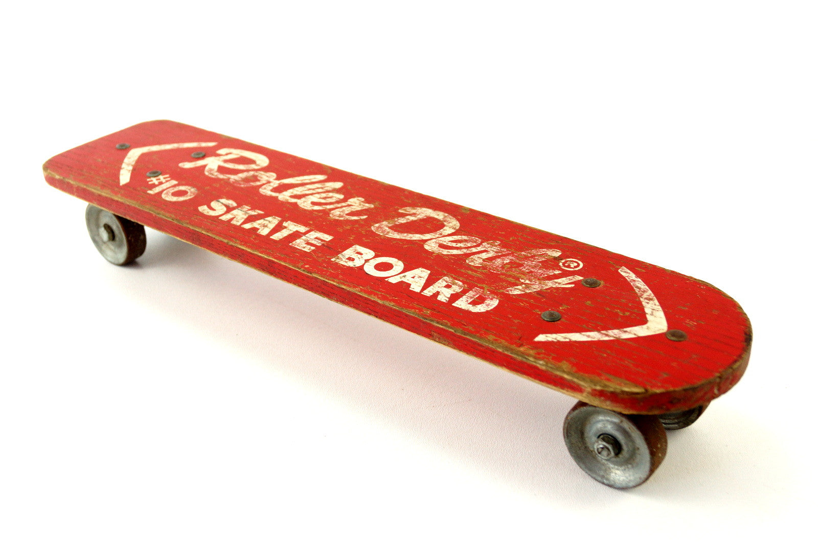 Genealogie Algemeen metalen Vintage Roller Derby Wood Skateboard in Red with Steel Wheels (c.1950s –  ThirdShiftVintage.com