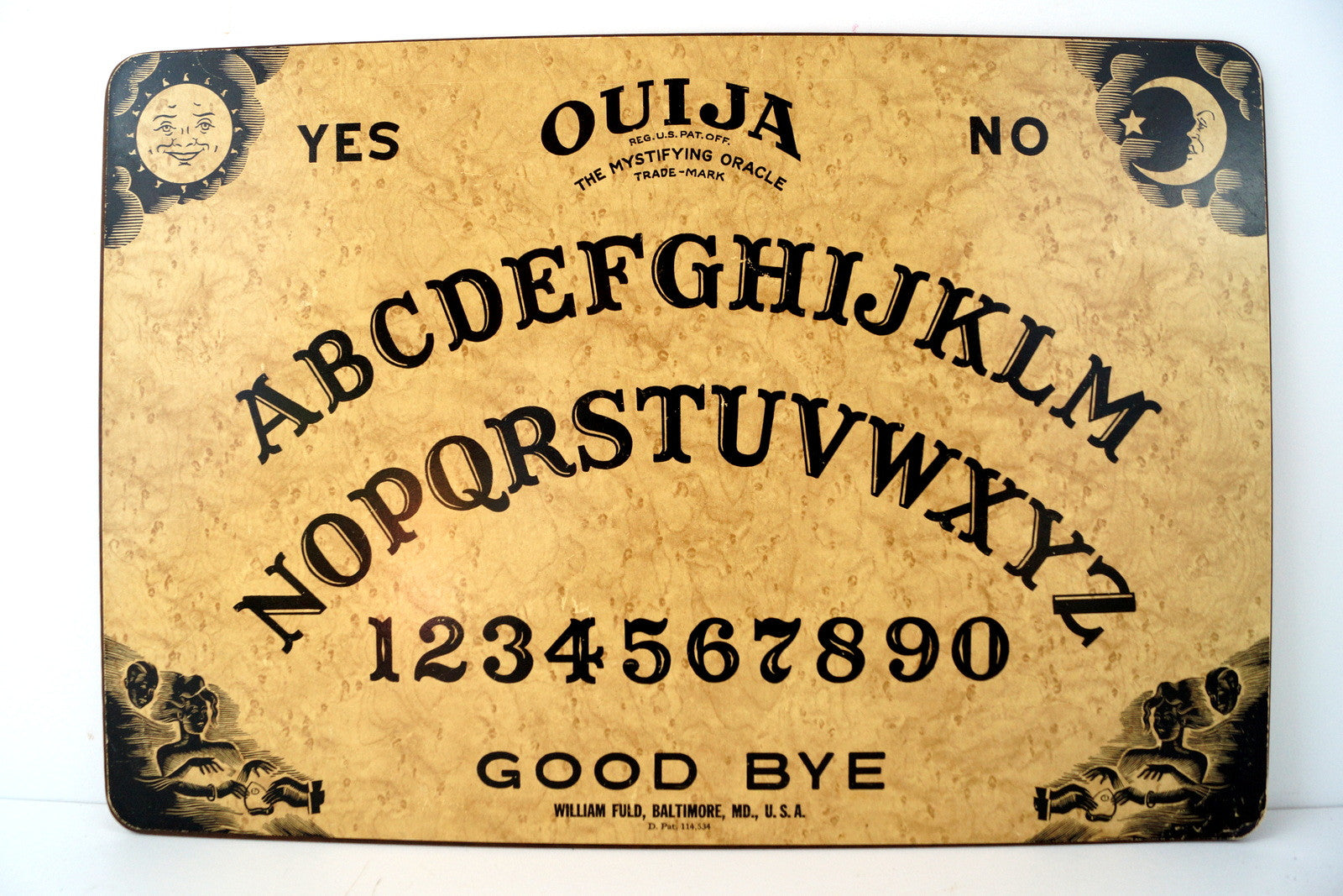 Vintage Original Ouija Board by William Fuld, Extra Large (c.1930-40s ...