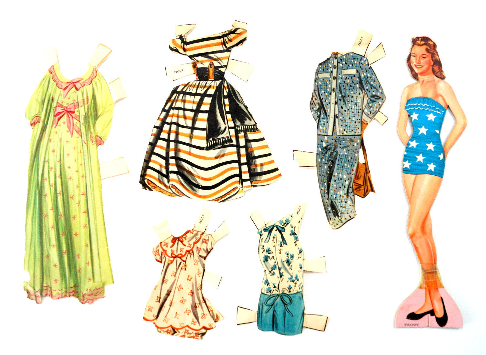 vintage paper dolls 1940s