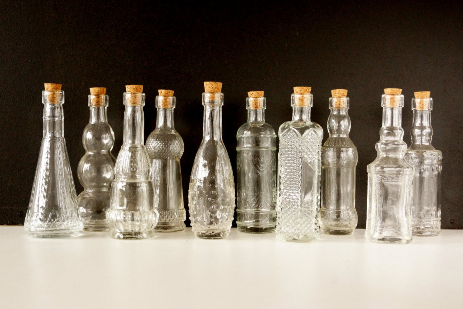 Clear Shrink Wrap Seals For Decorative Glass Bottles With Corks Set O 9490