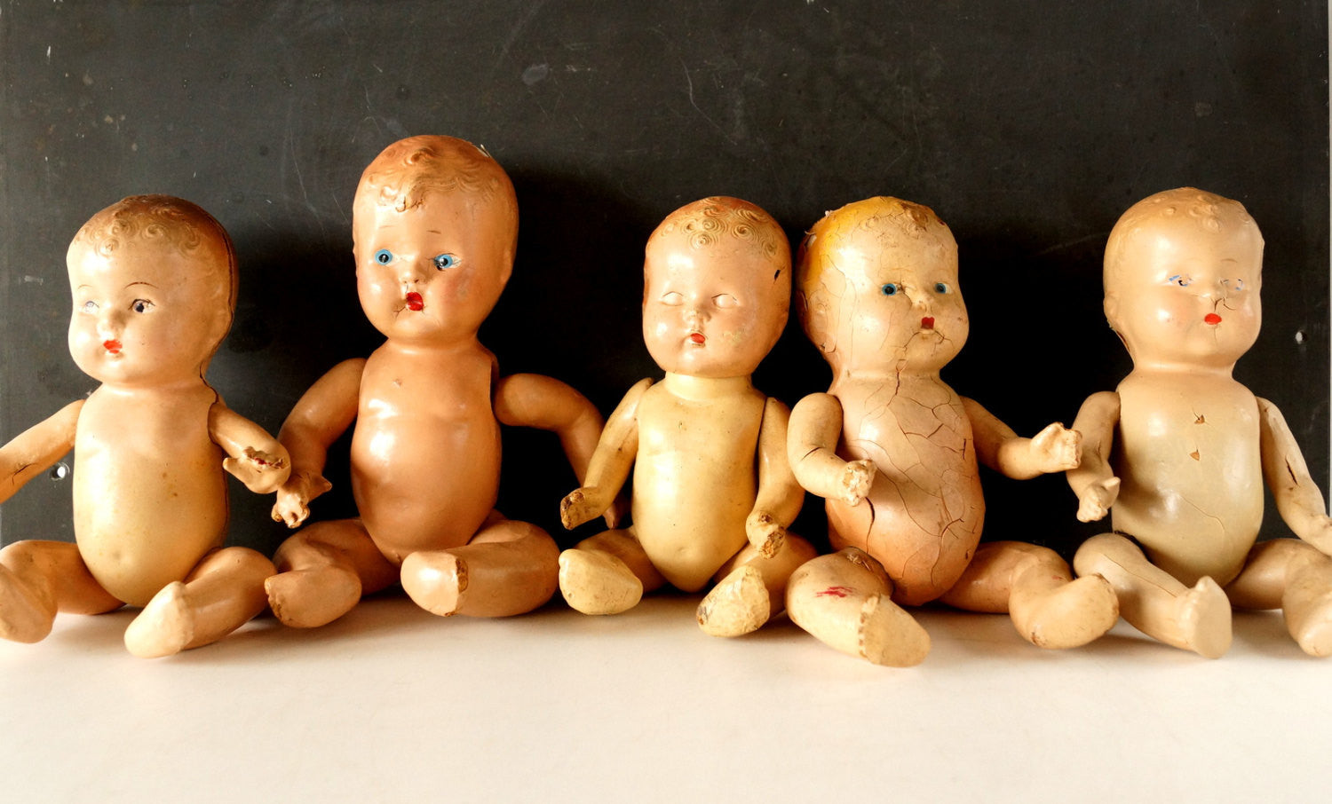 vintage composition dolls