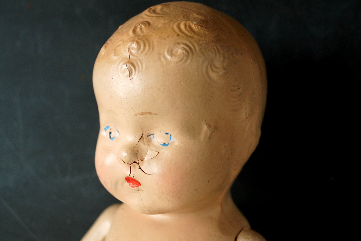 antique composition baby doll