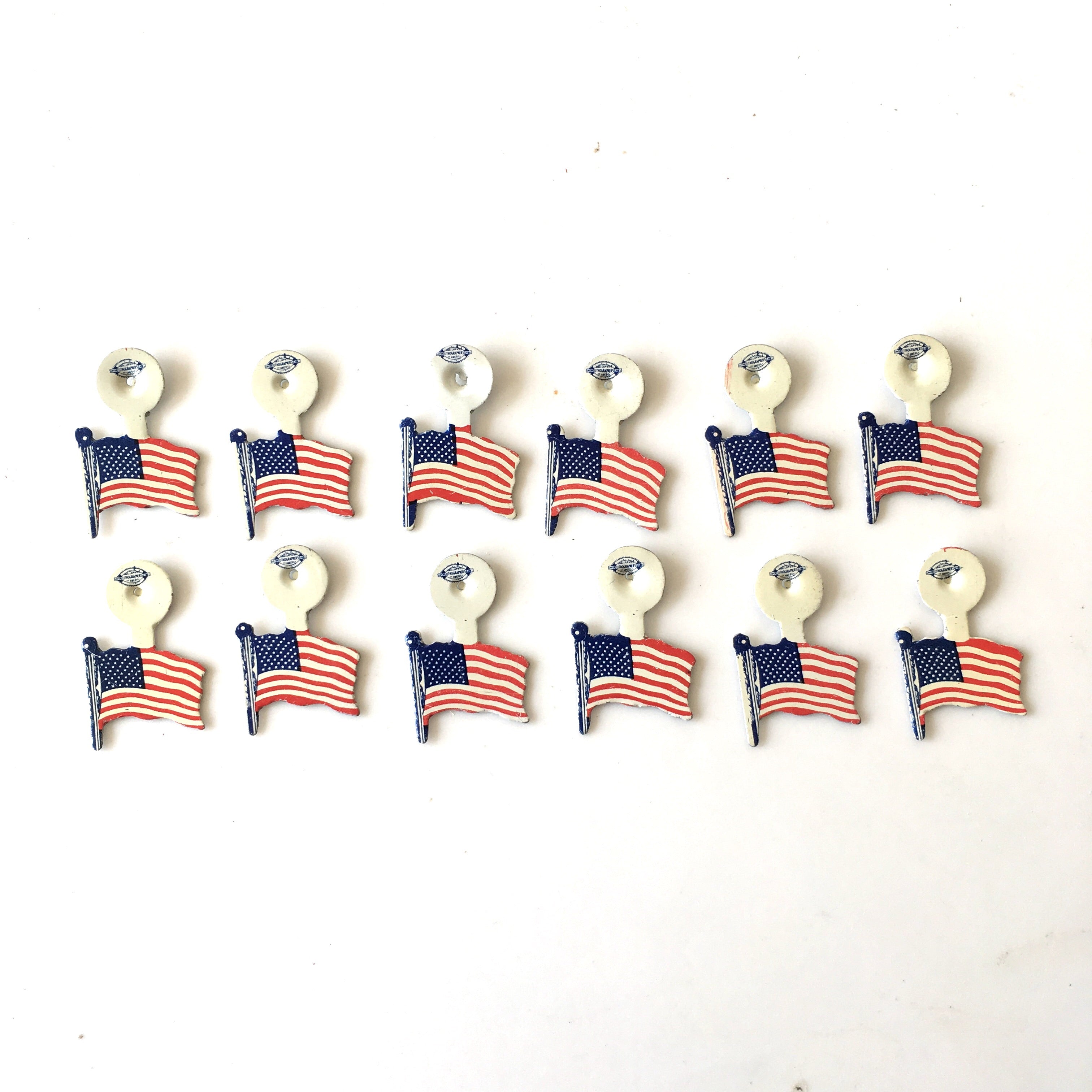 Vintage American Flag Pin for 4th of July