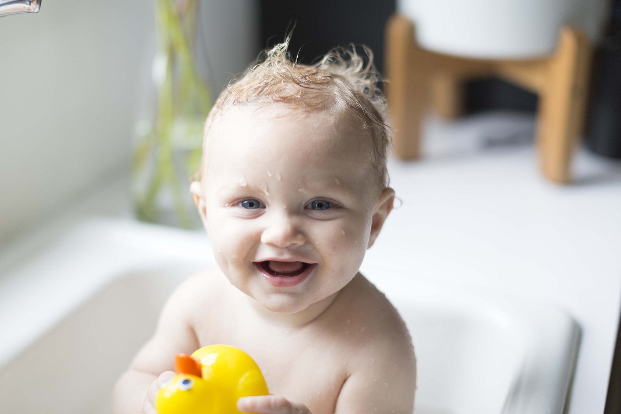 bathing my newborn