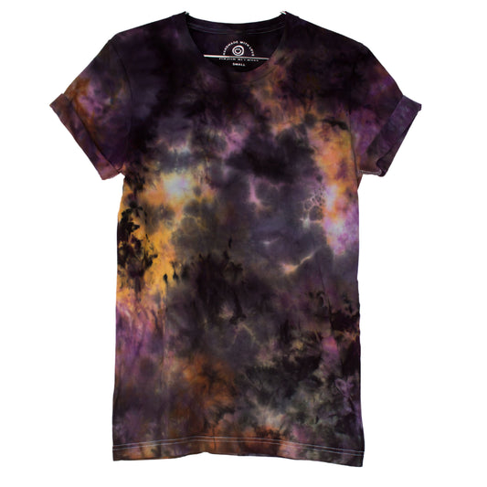 Sandstorm rusted black tie dye cotton tee unique funky style