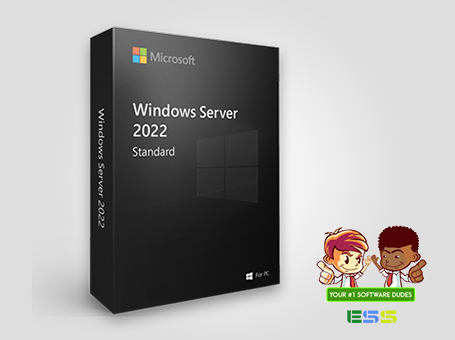 Microsoft Windows Server 2022 Standard 24 Core License + 5 CAL's - Retail Download (P73-08328)