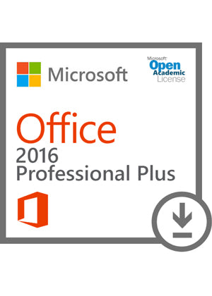 Microsoft Office Professional Plus 16 Open Academic License