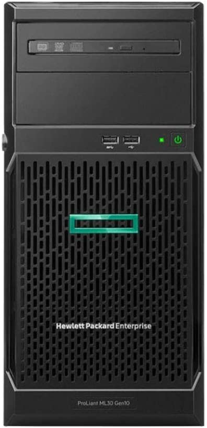 ML30 Gen10 Tower Server Bundle with Intel Xeon E-2124, 32GB DDR4, 4TB SSD, RAID, Windows Server 2019 Standard, HP ProLiant 