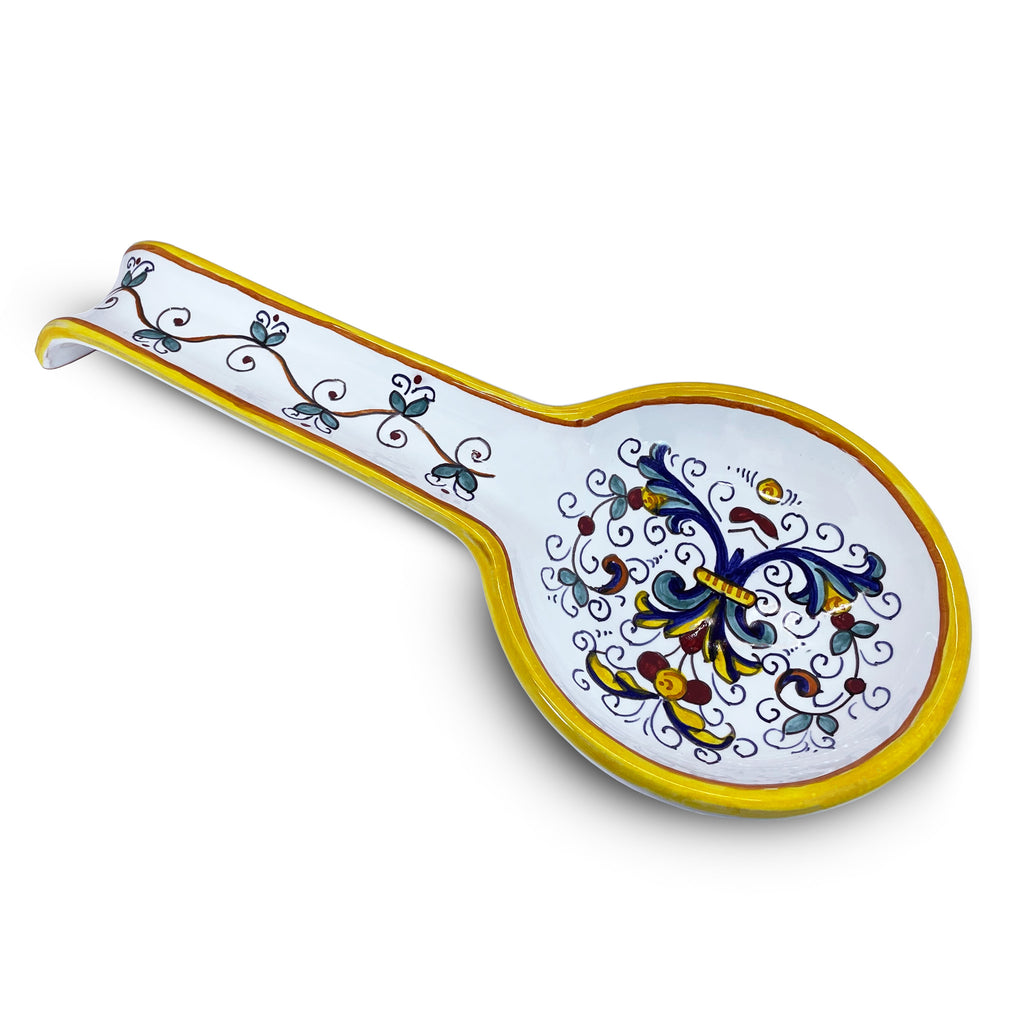 Spoon Rest Arabesco Yellow