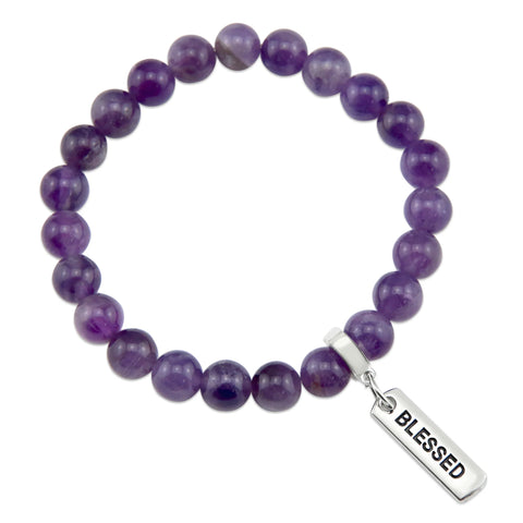 AMETHYST BRACELET for birthday girl