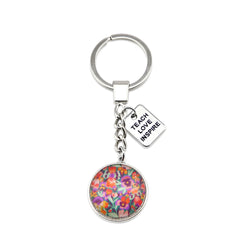 Spring jewellery floral keyring