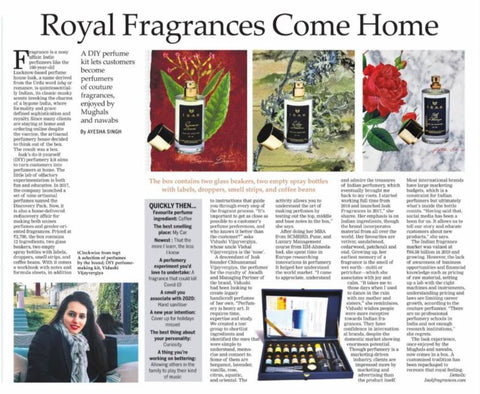 Royal fragrances come home