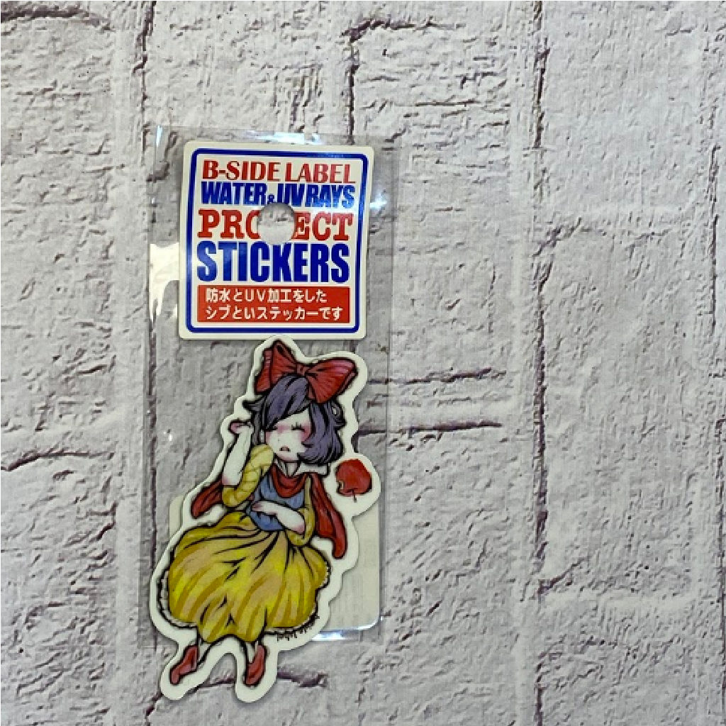 Snow White B Side Label Sticker Tokopie