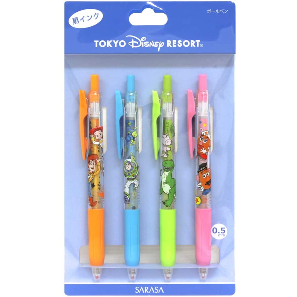 Tokyo Disney Resort Sarasa Ballpoint Pen Toy Story Set 4 Tokopie