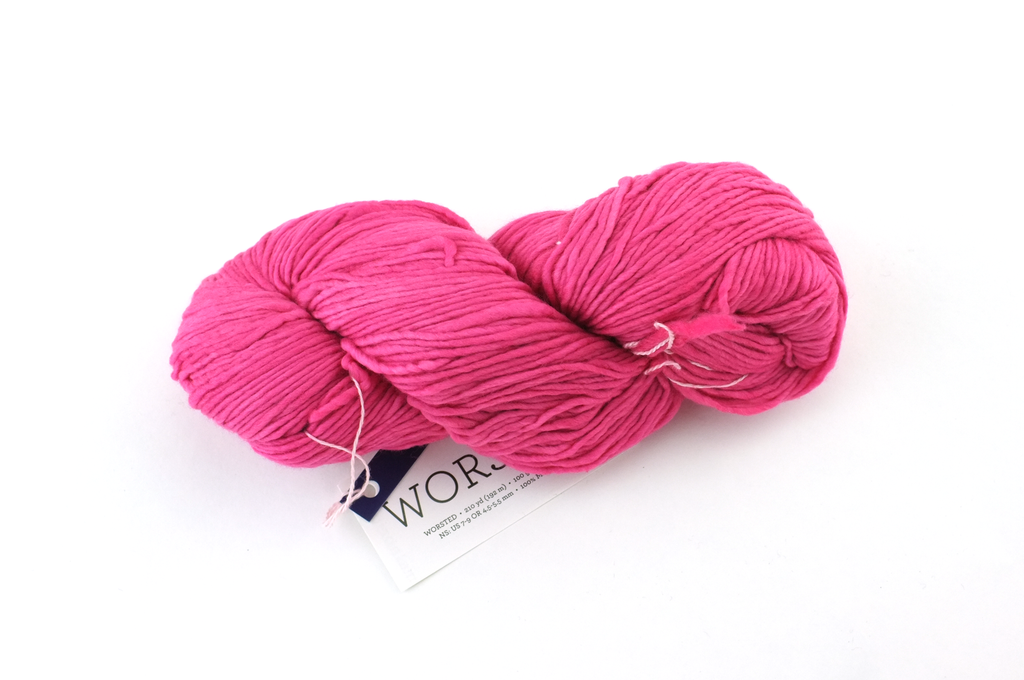 Malabrigo Lace in color Shocking Pink, Lace Weight Merino Wool Knitting Yarn,  pink, #184 Red Beauty Textiles