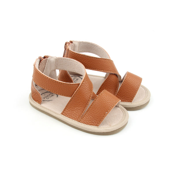 Luxe Leather Sandal Collection - Tan