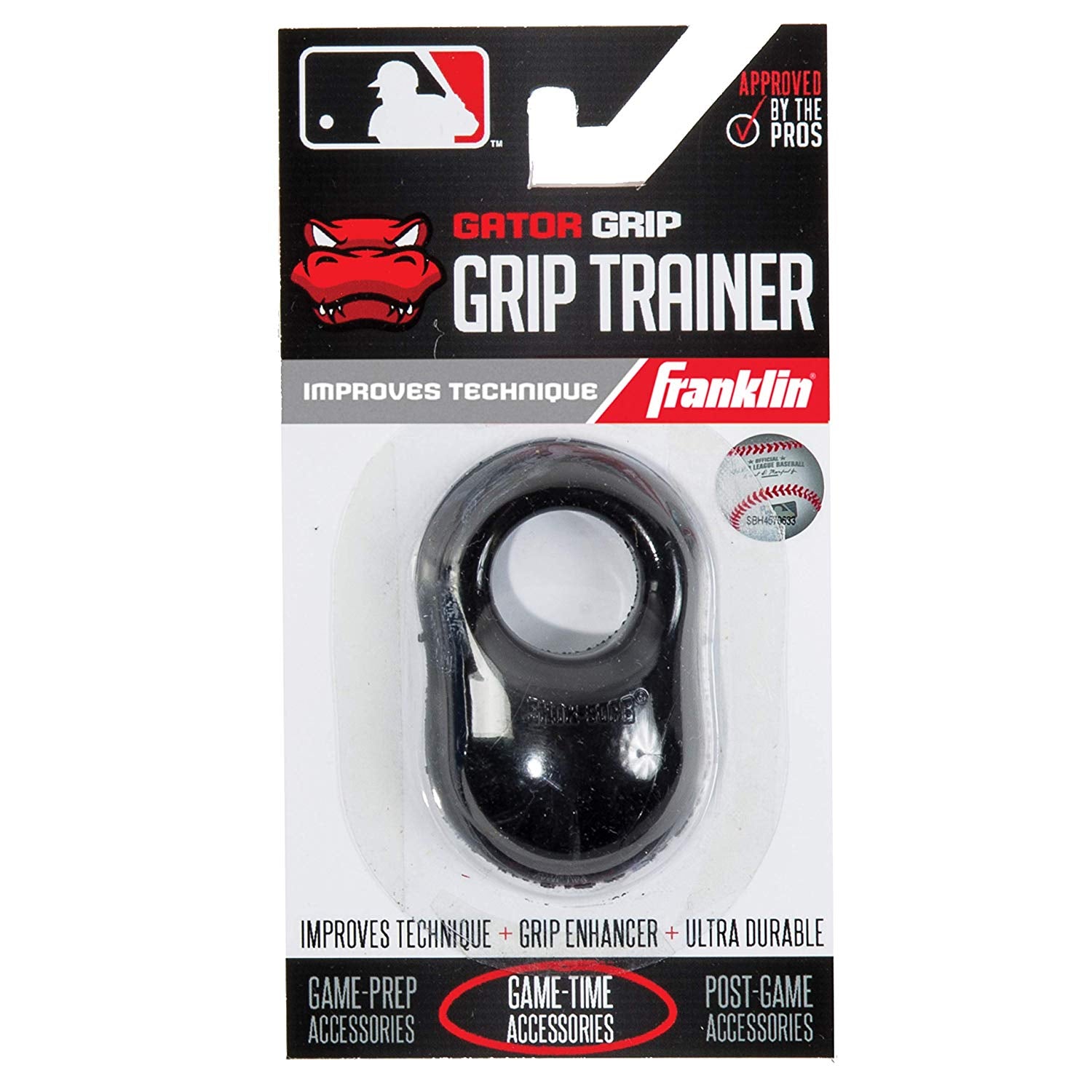 Photo 1 of Franklin Sports MLB Gator Grip Trainer - Black